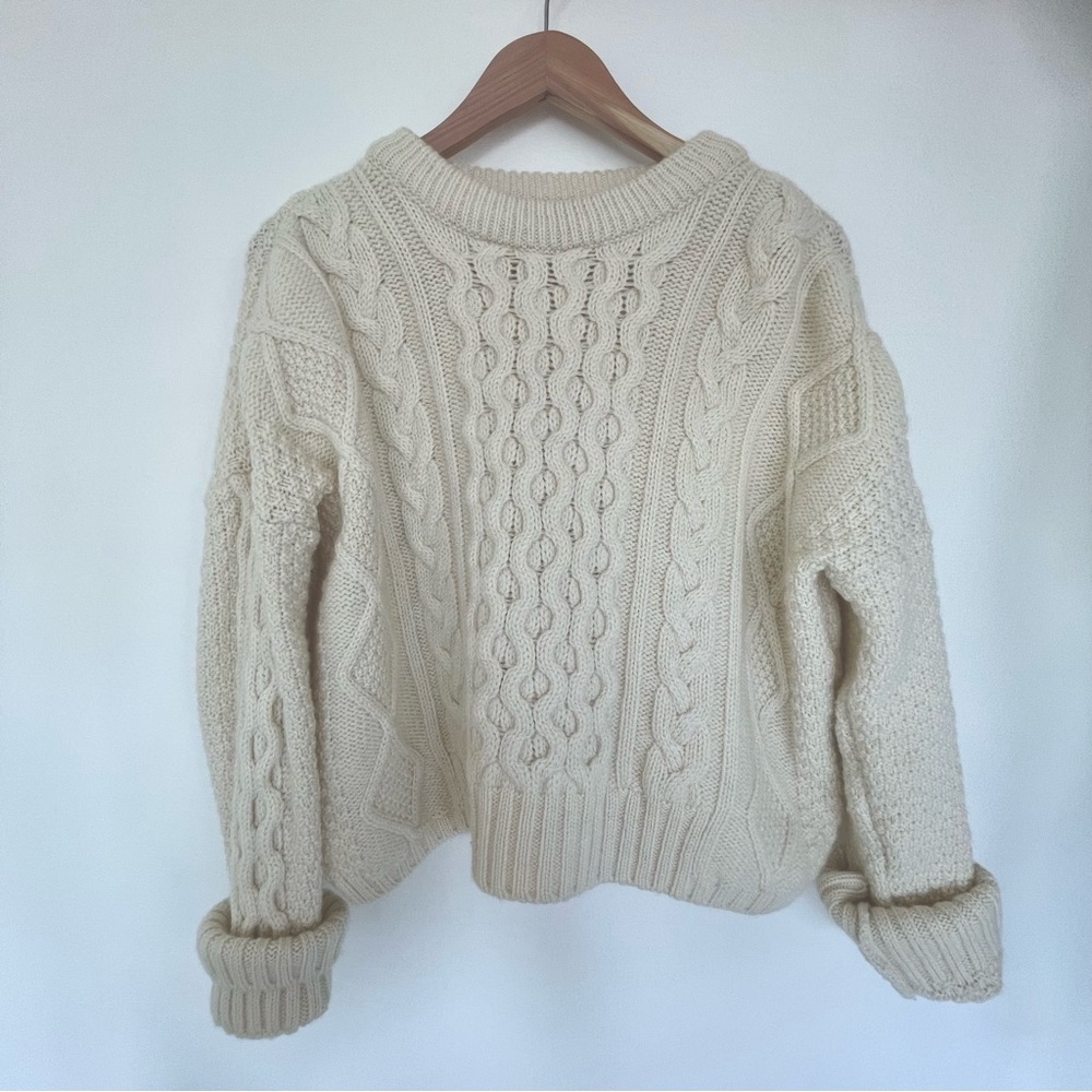 Yan Tan designer 100% British wool sweater NWOT